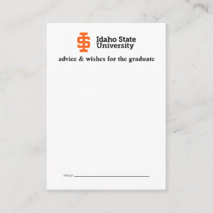 Idaho State University Officiële Logo-ontwerp Notitiekaartje