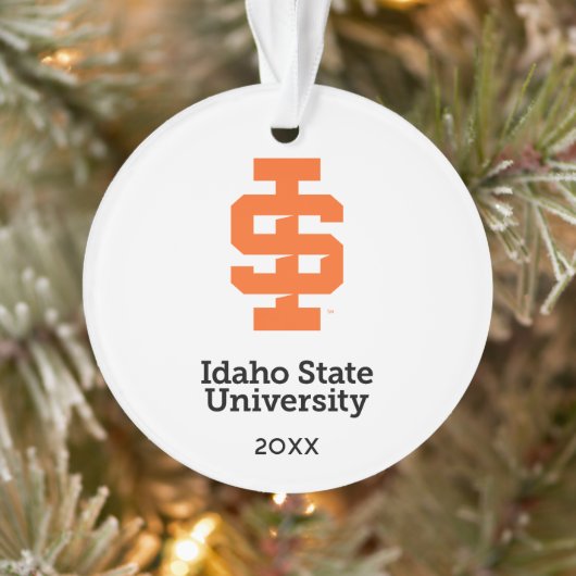Idaho State University Officiële Logo-ontwerp Ornament (Boom)