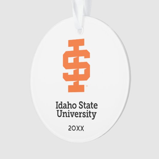 Idaho State University Officiële Logo-ontwerp Ornament (voorkant)