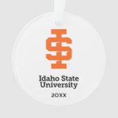 Idaho State University Officiële Logo-ontwerp Ornament (voorkant)