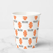 Idaho State University Officiële Logo-ontwerp Papieren Bekers (Links)