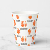 Idaho State University Officiële Logo-ontwerp Papieren Bekers (Rechts)