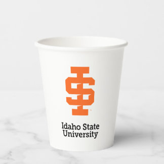 Idaho State University Officiële Logo-ontwerp Papieren Bekers