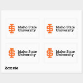 Idaho State University Officiële Logo-ontwerp Rechthoekige Sticker (Vel)