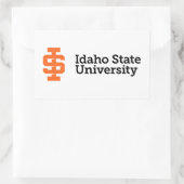 Idaho State University Officiële Logo-ontwerp Rechthoekige Sticker (Tas)