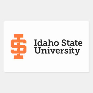 Idaho State University Officiële Logo-ontwerp Rechthoekige Sticker