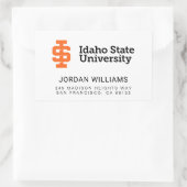 Idaho State University Officiële Logo-ontwerp Rechthoekige Sticker (Tas)