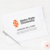 Idaho State University Officiële Logo-ontwerp Rechthoekige Sticker (Envelop)