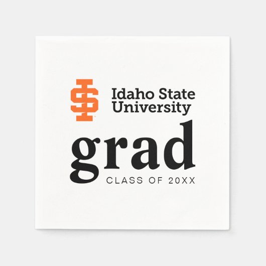 Idaho State University Officiële Logo-ontwerp Servet (Voorkant)