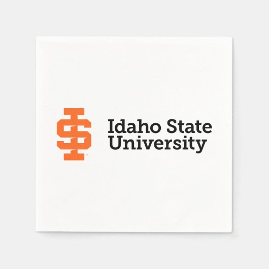 Idaho State University Officiële Logo-ontwerp Servet (Voorkant)