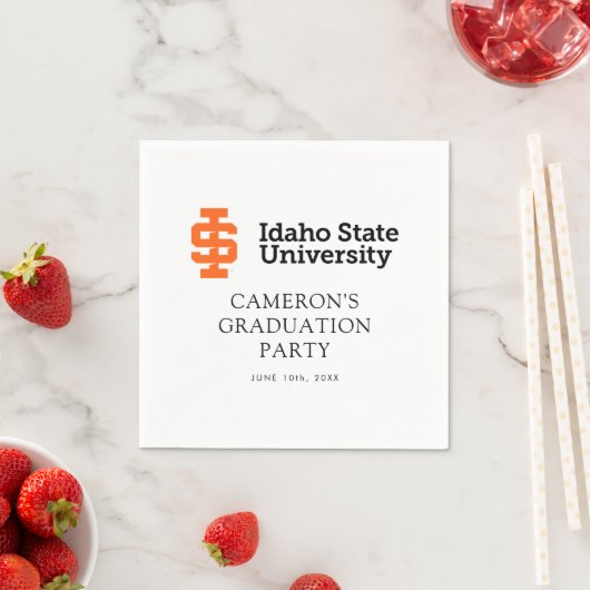 Idaho State University Officiële Logo-ontwerp Servet (Insitu)