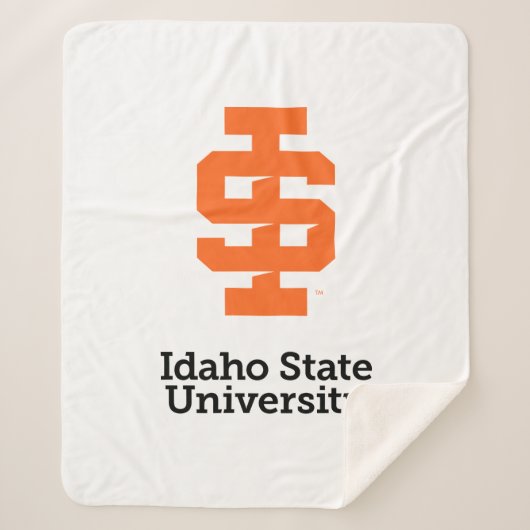 Idaho State University Officiële Logo-ontwerp Sherpa Deken (Voorkant)
