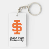 Idaho State University Officiële Logo-ontwerp Sleutelhanger (achterkant)