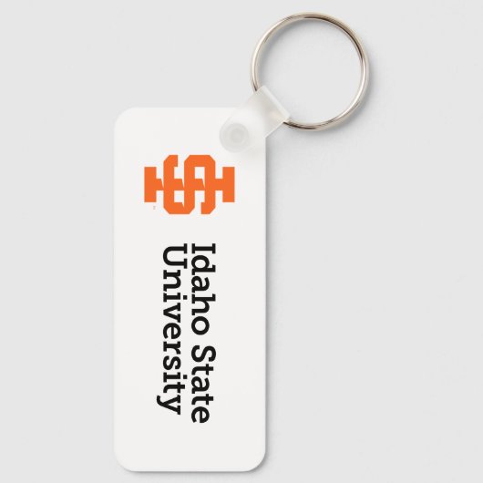 Idaho State University Officiële Logo-ontwerp Sleutelhanger (Achterkant)