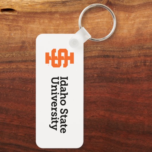 Idaho State University Officiële Logo-ontwerp Sleutelhanger (Achterkant)