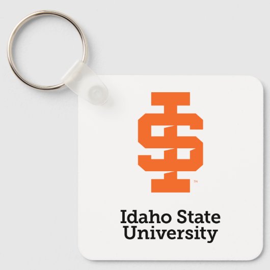Idaho State University Officiële Logo-ontwerp Sleutelhanger (Voorkant)