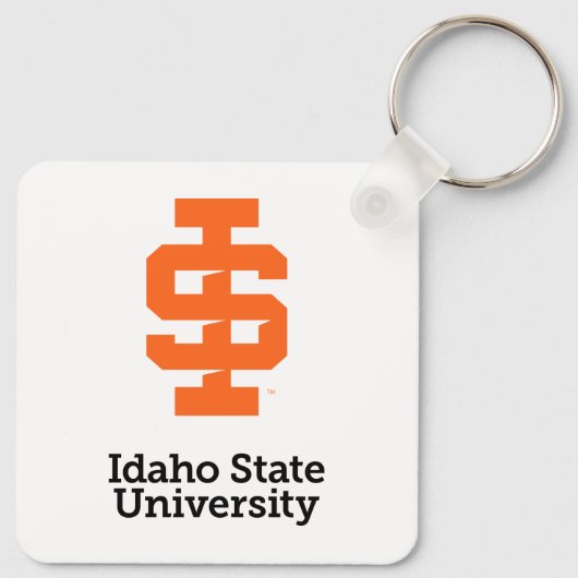 Idaho State University Officiële Logo-ontwerp Sleutelhanger (Achterkant)