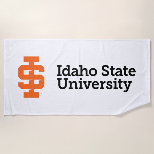 Idaho State University Officiële Logo-ontwerp Strandlaken (Voorkant)