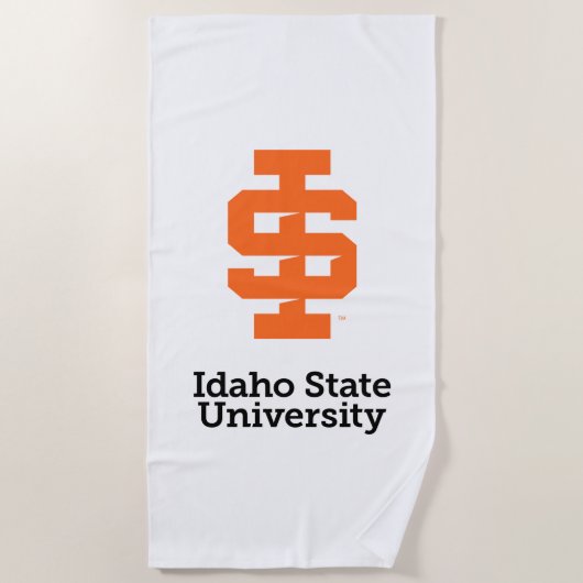 Idaho State University Officiële Logo-ontwerp Strandlaken (Voorkant)