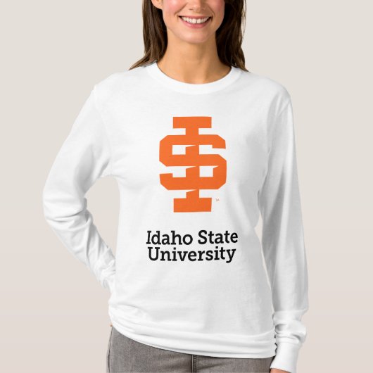 Idaho State University Officiële Logo-ontwerp T-shirt (Voorkant)
