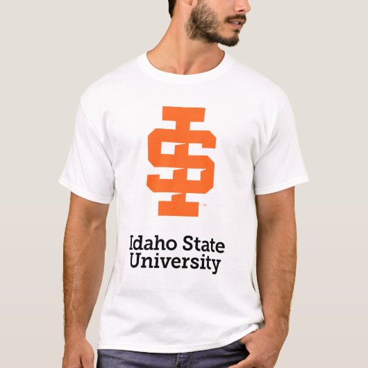Idaho State University Officiële Logo-ontwerp T-shirt (Voorkant)