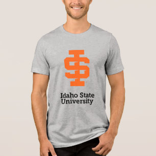 Idaho State University Officiële Logo-ontwerp Tri-Blend Shirt