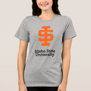 Idaho State University Officiële Logo-ontwerp Tri-Blend Shirt