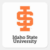 Idaho State University Officiële Logo-ontwerp Vierkante Sticker (Voorkant)