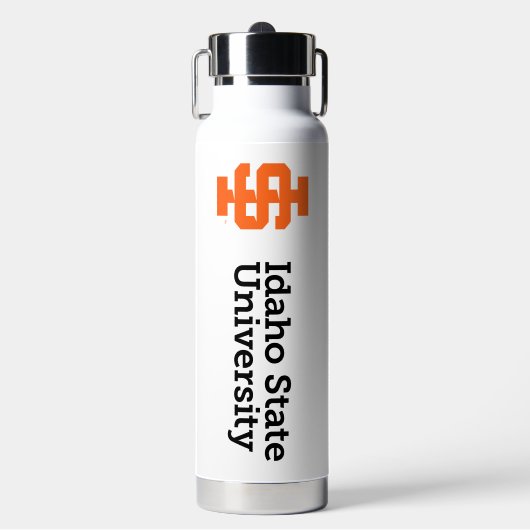 Idaho State University Officiële Logo-ontwerp Waterfles (Voorkant)