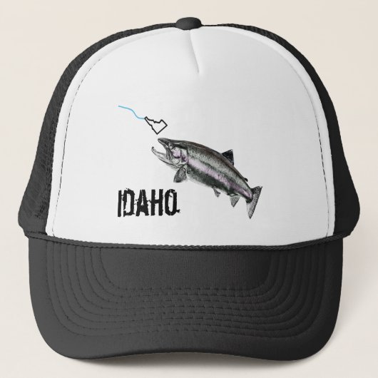 IDAHO STEELHEAD - HIER FISHY FISHY - STRIKANT IDAH TRUCKER PET (Voorkant)