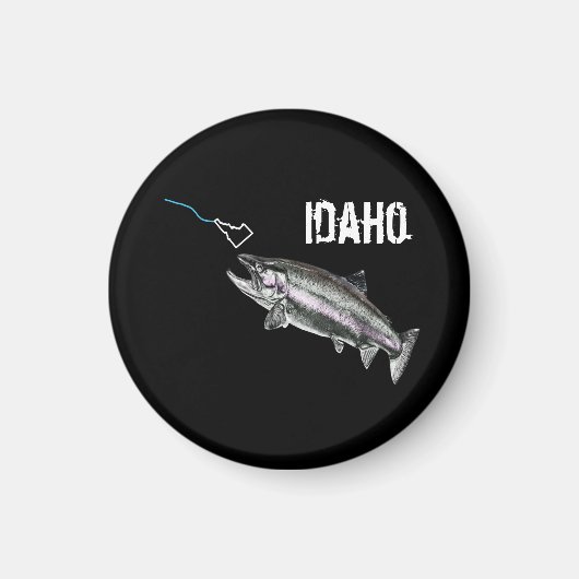 IDAHO STEELHEAD - HIER VISSERIJ - STRIKT MAGNEET (Voorkant)