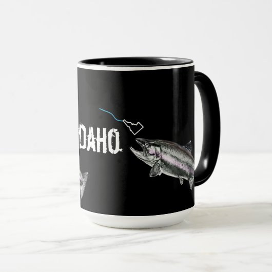 IDAHO STEELHEAD - HIER VISSERIJ - STRIKT MOK (Voorkant rechts)