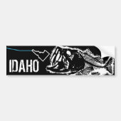 IDAHO STRIKEN - ÉÉN SLECHTBASIS BUMPERSTICKER (Voorkant)