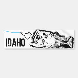 IDAHO STRIKEN - ÉÉN SLECHTBASIS BUMPERSTICKER