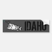IDAHO STRIKEN - ÉÉN SLECHTBASIS BUMPERSTICKER (Voorkant)