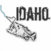 IDAHO STRIKEN - ÉÉN SLECHTBASIS STICKER (Voorkant)