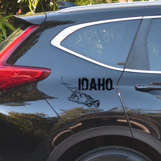 IDAHO STRIKEN - ÉÉN SLECHTBASIS STICKER (Auto Zijkant)