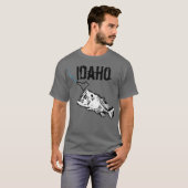 IDAHO STRIKEN - ÉÉN SLECHTBASIS T-SHIRT (Voorkant volledig)