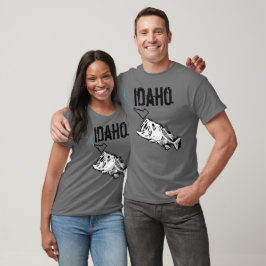 IDAHO STRIKEN - ÉÉN SLECHTBASIS T-SHIRT