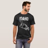IDAHO STRIKEN - ÉÉN SLECHTBASIS T-SHIRT (Voorkant volledig)