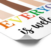 Idaho Teacher Iedereen is welkom hier uit de eerst Poster (Hoek)