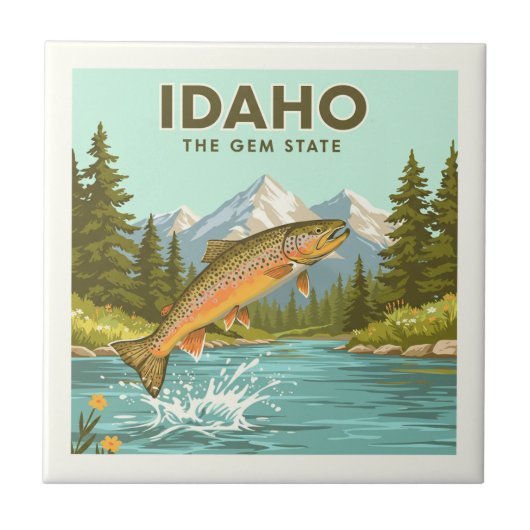 Idaho Tegeltje (Voorkant)