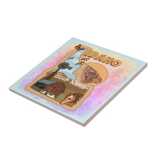 Idaho Tegeltje (Zijkant)