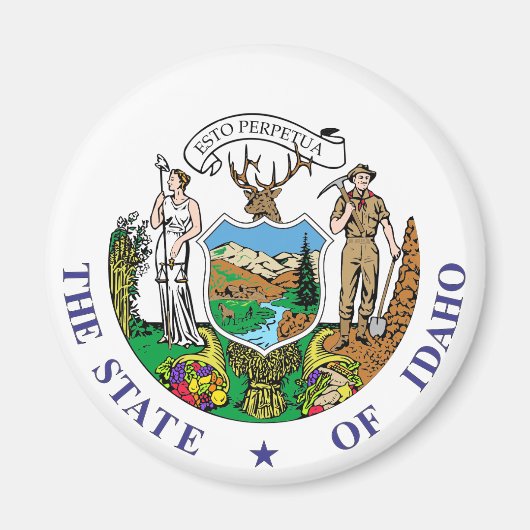 Idaho-teken Magneet (Voorkant)