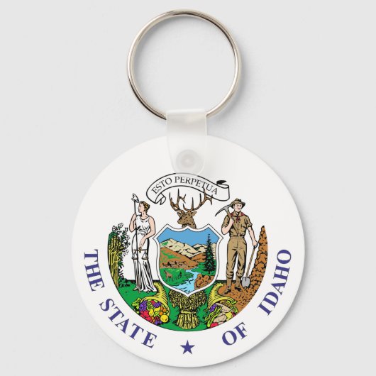 Idaho-teken Sleutelhanger (Voorkant)