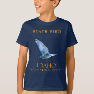 Idaho Territory Vogel De Bergblauwe Vogel T-shirt