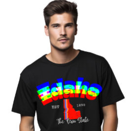 Idaho, the Gem State – State Pride  T-shirt