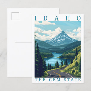 Idaho the Gem State Verenigde Staten Briefkaart