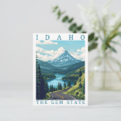 Idaho the Gem State Verenigde Staten Briefkaart (Staand voorkant)