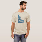 Idaho Thuis Houtnerf T-shirt (Voorkant volledig)